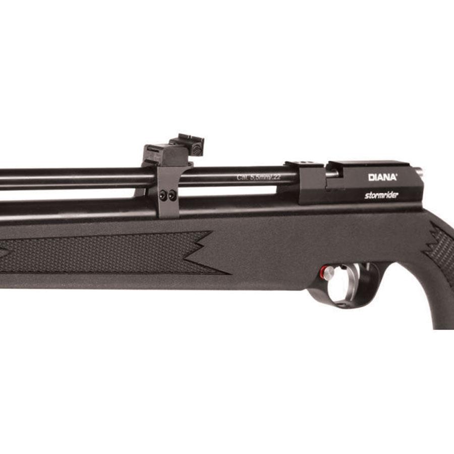 DIANA Stormrider Air Rifle black .22 cal. 5.5mm PCP - Black Picture of BLS Supply (Blue Line) DIANA Air Rifle Stormrider black cal. 55mm (.22) PCP