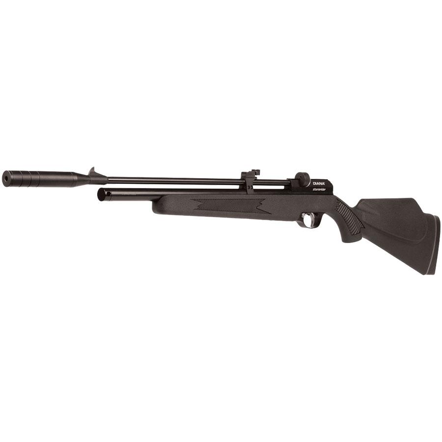 DIANA Stormrider Air Rifle black .22 cal. 5.5mm PCP - Black Picture of BLS Supply (Blue Line) DIANA Air Rifle Stormrider black cal. 55mm (.22) PCP
