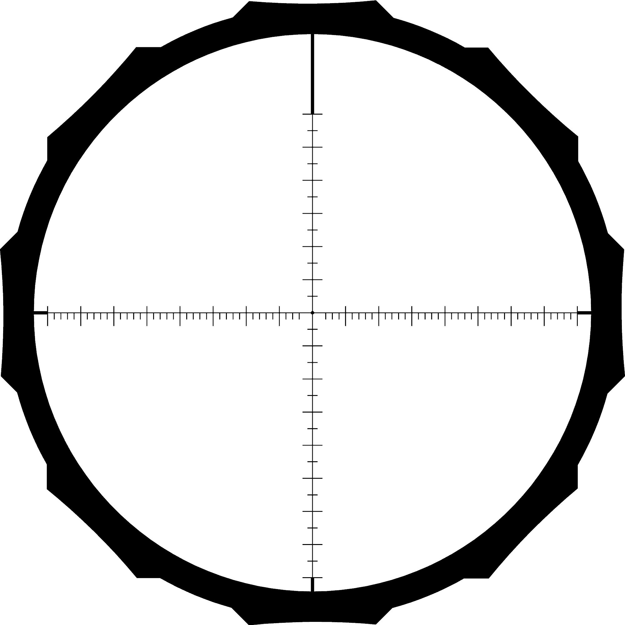 Crimson Trace Hardline Rifle Scope - 3-12x42mm 1" SFP MR1-MOA Picture of Crimson Trace Corporation CT Hardline Scope 3-12x42 MR1-MOA 30mm Tube