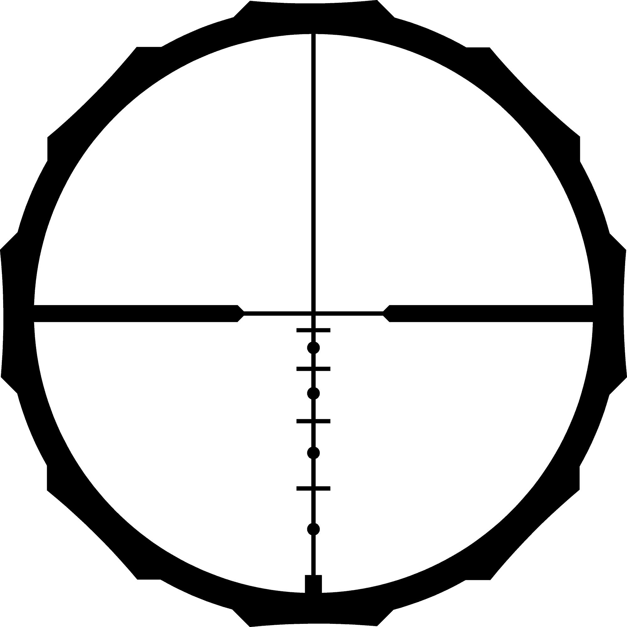 Crimson Trace Hardline Rifle Scope - 3-9x40mm 1" SFP BDC .223/5.56 Picture of Crimson Trace Corporation CT Hardline Scope 3-9x40 BDC .223/5.56