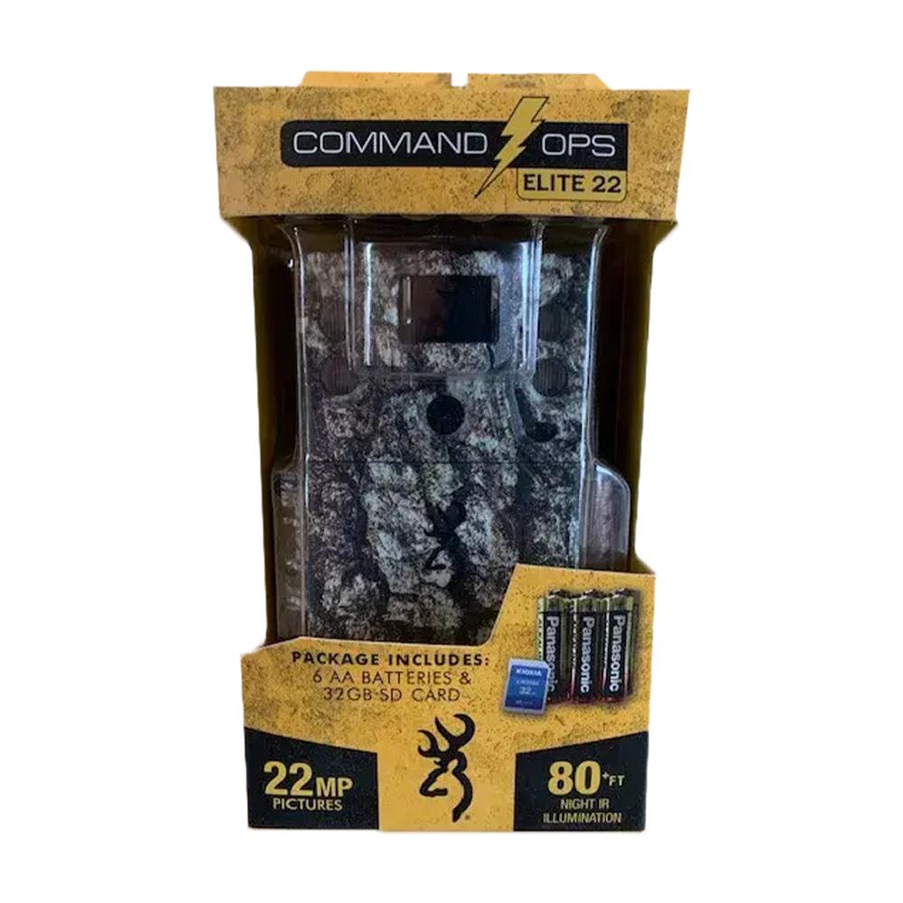 Browning Command Ops Elite 22 Combo Trail Camera with 32GB SD card and 6 AA Batteries