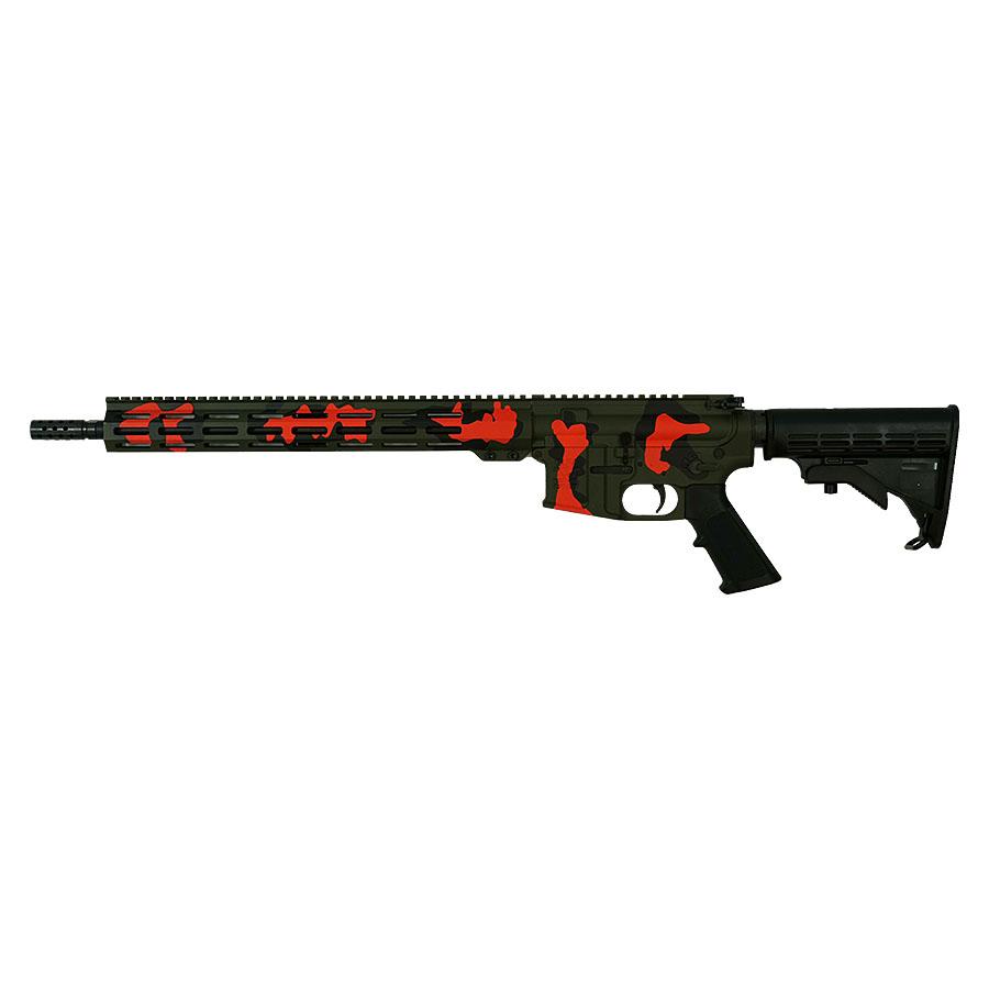 GLFA AR-15 Rifle .223 Wylde 30rd Magazine 16" Barrel Mission Deer Camp with 15.25" Handguard Picture of 10 Ring GLFA 223 Wylde Rifle Mission Deer Camp/Nitride
