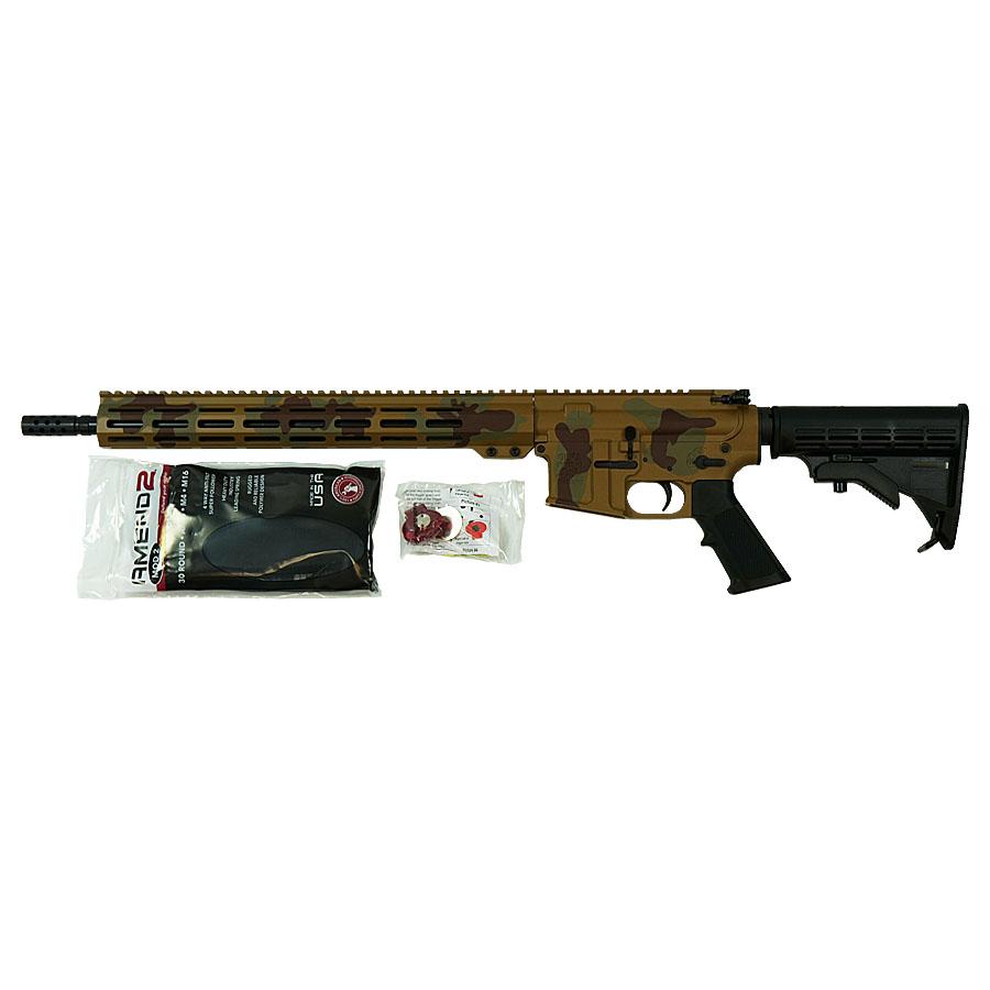 GLFA AR-15 Rifle .223 Wylde 30rd Magazine 16" Barrel Mission Sahara with 15.25" Handguard Picture of 10 Ring GLFA 223 Wylde Rifle Mission Sahara/Nitride