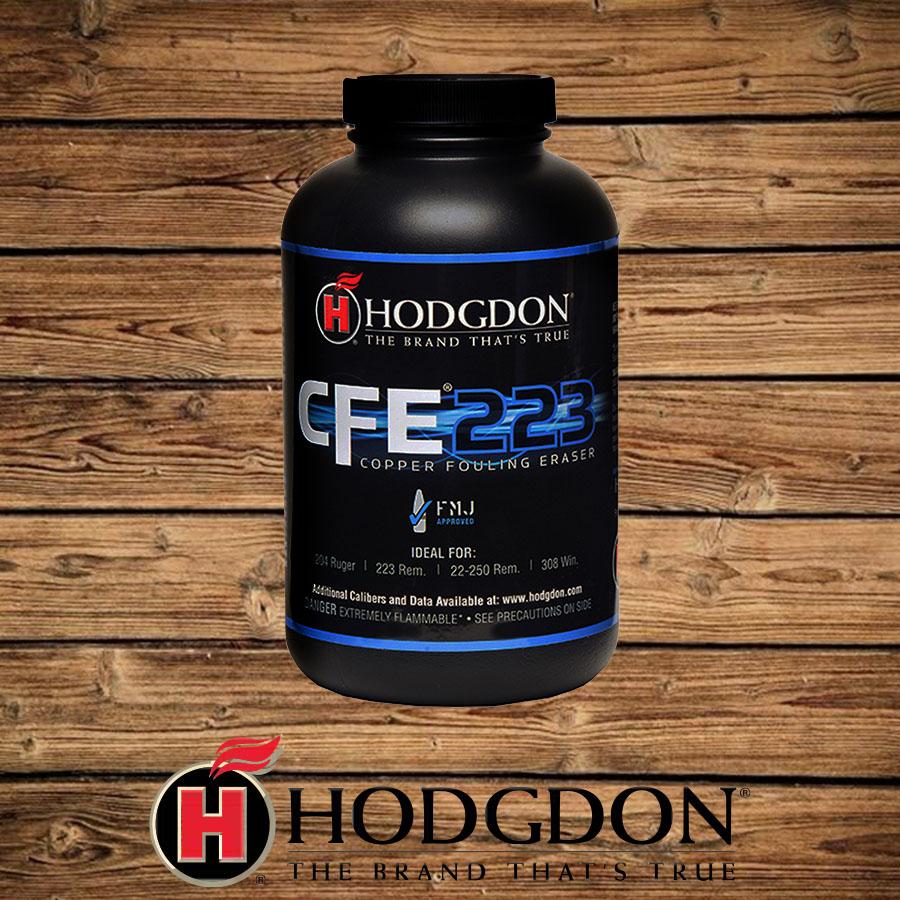 Hodgdon CFE 223 Spherical Rifle Powder 1 lb Picture of Hodgdon Powder Company Inc. HODGDON POWDER CFE 223 1LB