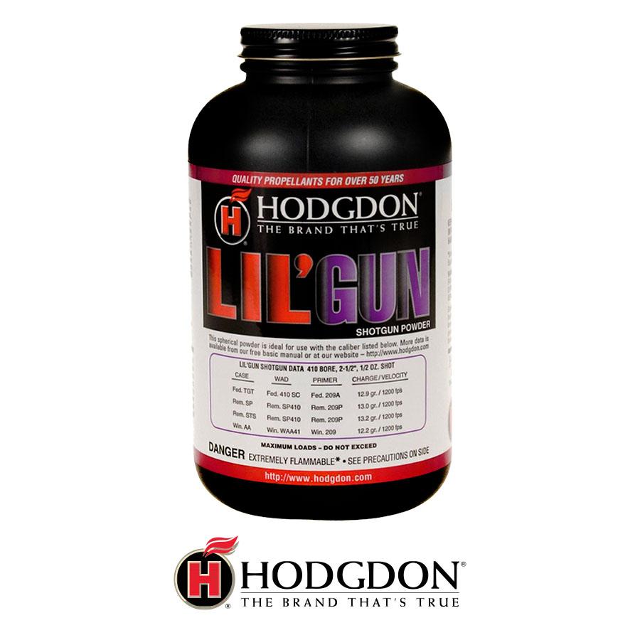 Hodgdon LIL'GUN Shotshell & Handgun Powder 1 lbs Picture of Hodgdon Powder Company Inc. HODGDON POWDER LIL' GUN 1LB