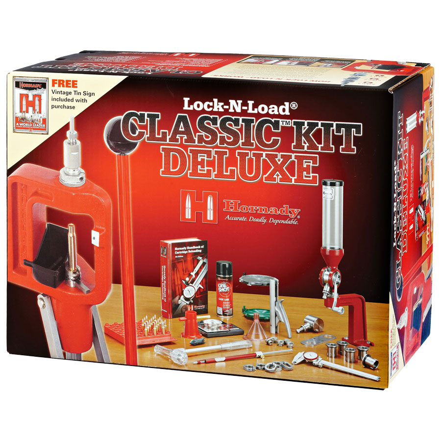 Hornady Lock-N-Load Classic Deluxe Kit (Shell holders Not Included) Picture of Hornady Reloading LOCK-N-LOAD CLASSIC DELUXE KIT