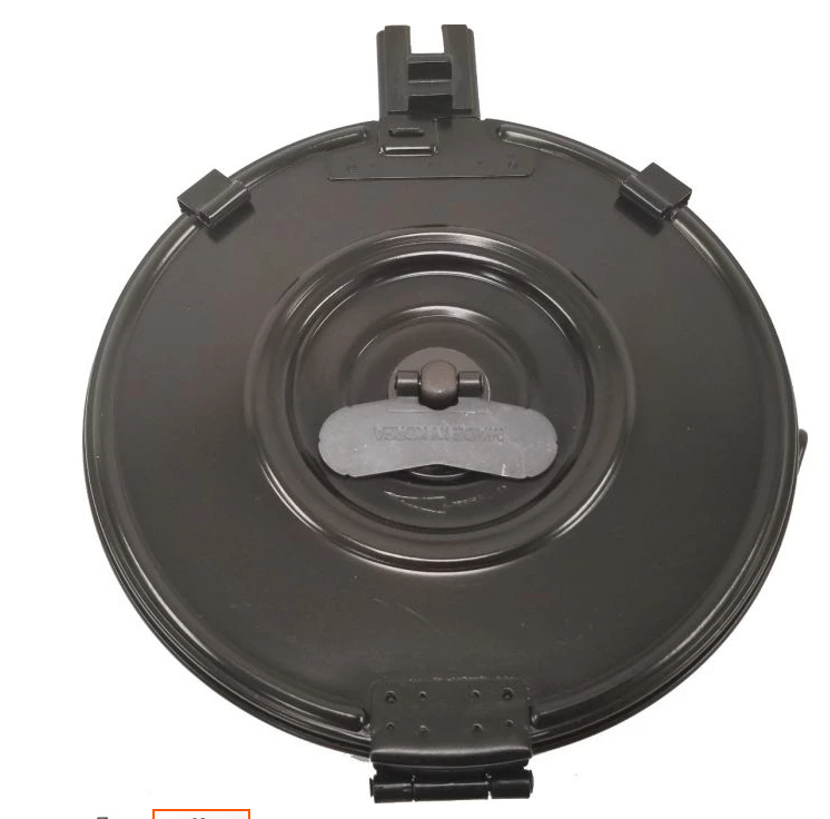 KCI USA AK-47 Rifle Drum Magazine 7.62x39mm 75/rd Black Picture of KCI Usa Inc. KCI USA AK47 75RD MAGAZINE