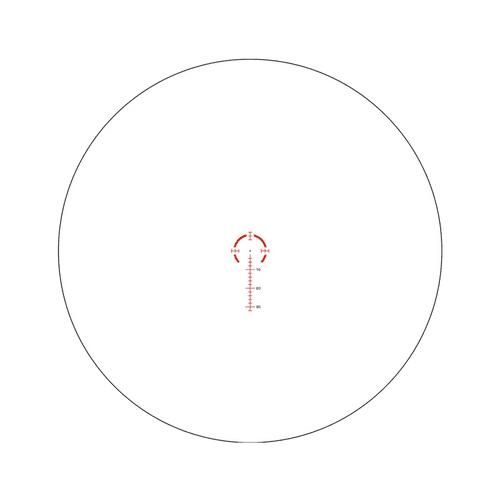 Swampfox Arrowhead LPVO Series Rifle Scope - 1-10x24 30mm SFP Red IR BDC Black Picture of 10 Ring Swampfox Arrowhead Series 1-10X24 SFP Red IR BDC 30mm Tube