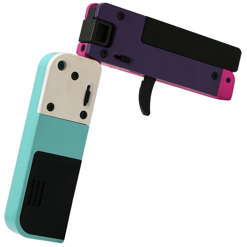 LifeCard Handgun .22 LR Single Shot 2.5" Barrel Confetti Aluminum Frame Picture of Trailblazer Firearms LifeCard .22LR CONFETTI Aluminum Frame