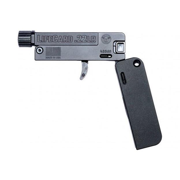 Trailblazer Firearms LC1-PT Lifecard .22LR Single Shot 2.5" Threaded Barrel Black Polymer Grip Picture of Trailblazer Firearms LifeCard .22LR Polymer Handle w/Threaded Barrel