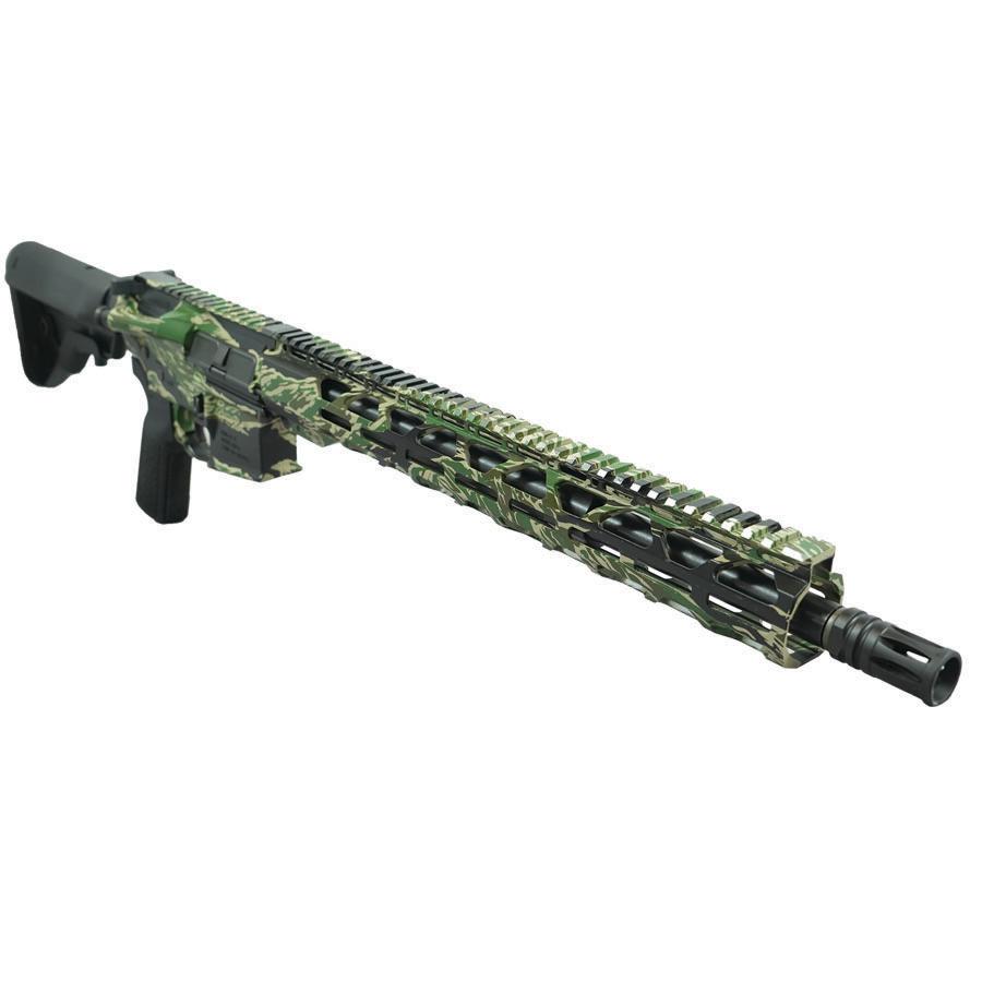 Radical Firearms "Tiger Camo" Mil-Spec NATO Rifle 5.56mm 30rd Magazine(30) 16" Barrel Adjustable Stock Picture of Radical Firearms Mil-Spe NATO Rifle 5.56mm 30rd Mag 16" Barrel ADJ STK Tiger Camo HydroDip