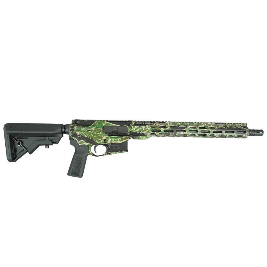 Radical Firearms "Tiger Camo" Mil-Spec NATO Rifle 5.56mm 30rd Magazine(30) 16" Barrel Adjustable Stock Picture of Radical Firearms Mil-Spe NATO Rifle 5.56mm 30rd Mag 16" Barrel ADJ STK Tiger Camo HydroDip