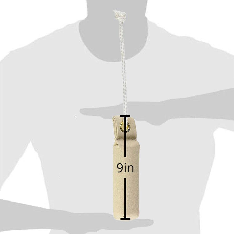 Omnipet Canvas Dummy Puppy 2" x 9" White Picture of Leather Brothers Inc. DBA Omnipet CANVAS TRAINING DUMMY/PUPPY/WH