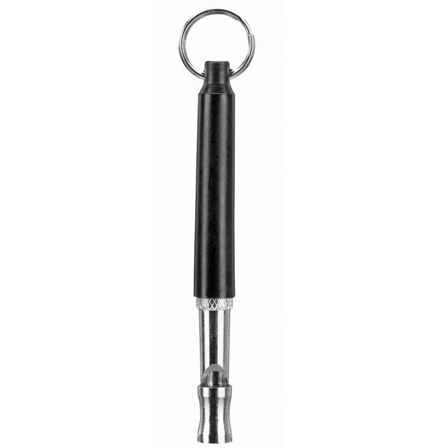Omnipet European Silent Dog Whistle Black Picture of Leather Brothers Inc. DBA Omnipet EUROPEAN-STYLE SILENT WHISTLE