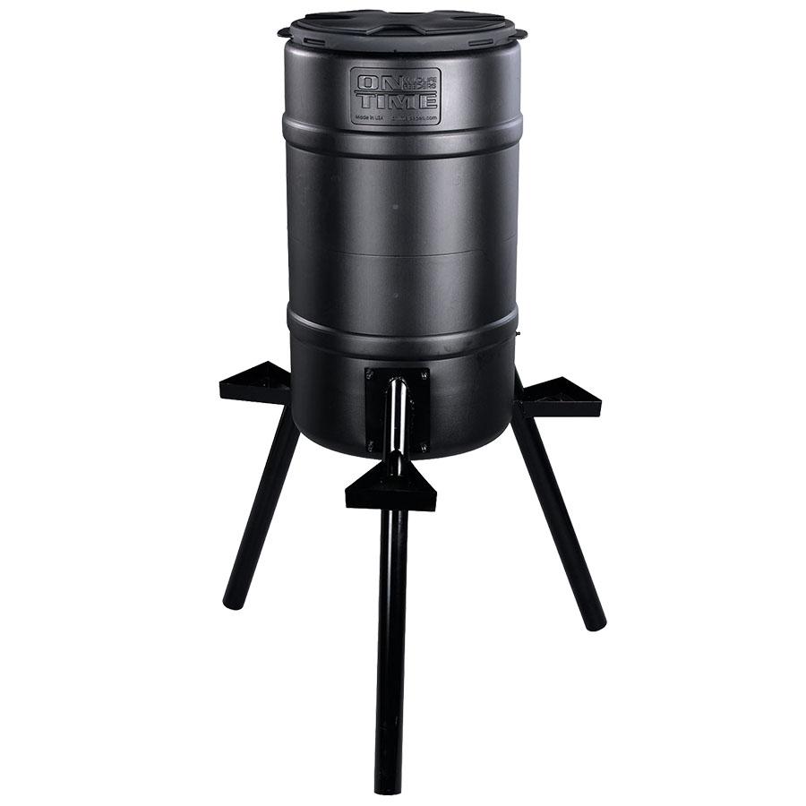 On Time Buckeye Gravity Feeder - 210 lb Picture of On Time Wildlife Feeders BUCKEYE GRAVITY FEEDER 210LBS