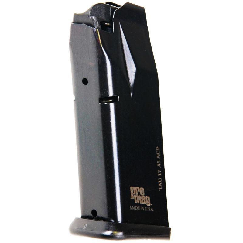 ProMag Taurus PT145 Magazine .45 ACP Blued Steel 10/rd Picture of Promag Mfg. Inc. PROMAG TAURUS PT-145 .45 ACP 10RD BLUE STEEL MAGAZINE