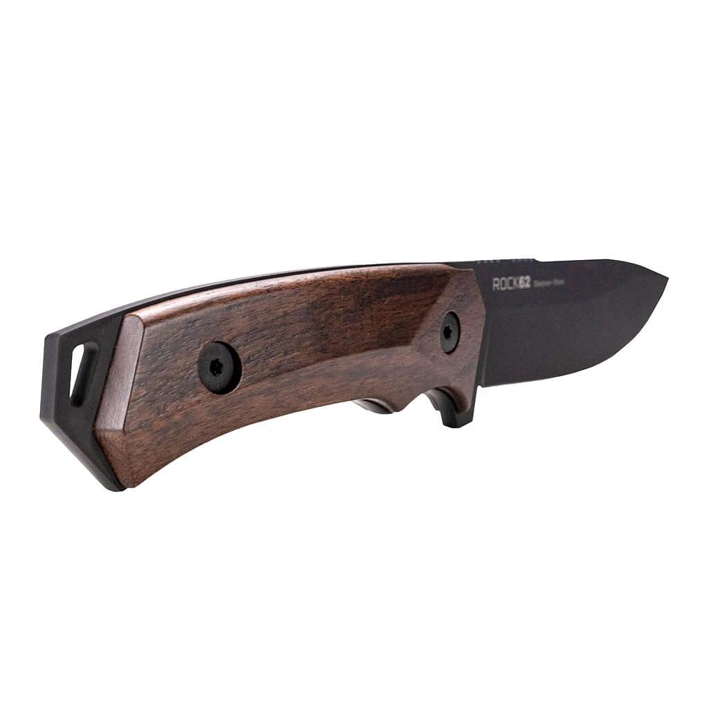 WOOX Rock 62 Fixed Blade Knife 4/1/4" Drop Point Blade Walnut Picture of Woox WOOX Rock 62 Fixed Blade Knife Walnut