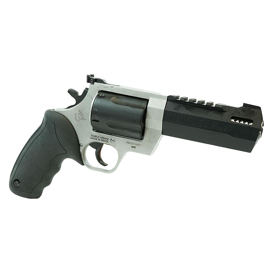 Taurus Raging Hunter Handgun 460 S&W Magnum Two Tone 5 Round Capacity 5.12" Barrel Black Grip Picture of Taurus International Inc. RAGING HUNTER 460 S&W 5 1/8'' 5 RDS TWO TONE