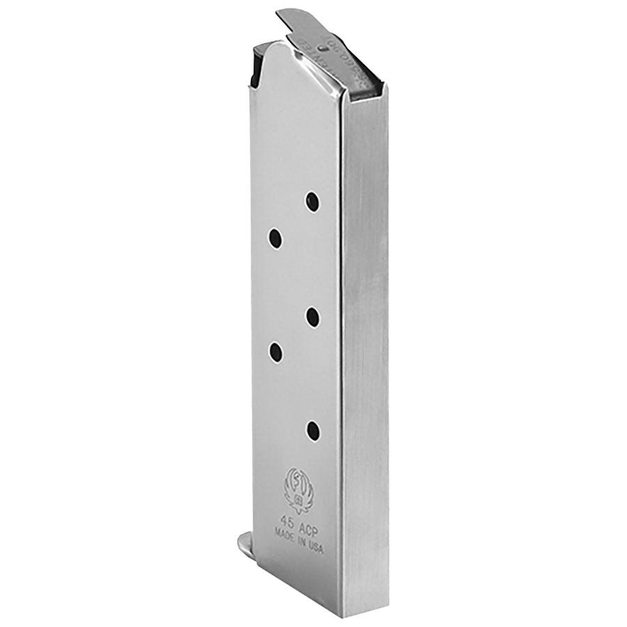 Ruger Handgun Magazine for SR1911 .45 ACP 7rds Stainless Picture of Sturm Ruger & Co RUGER MAGAZINE SR1911 7/RND STS 45ACP
