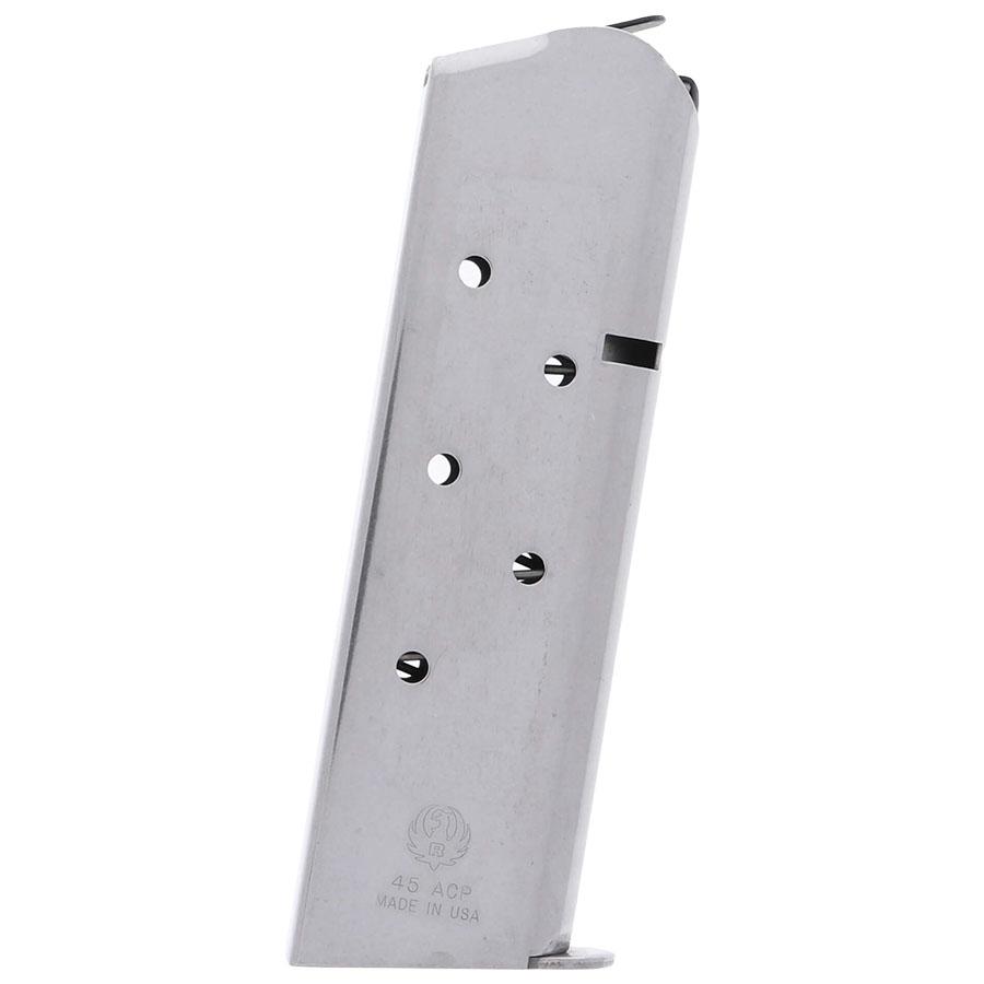 Ruger Handgun Magazine for SR1911 .45 ACP 7rds Stainless Picture of Sturm Ruger & Co RUGER MAGAZINE SR1911 7/RND STS 45ACP