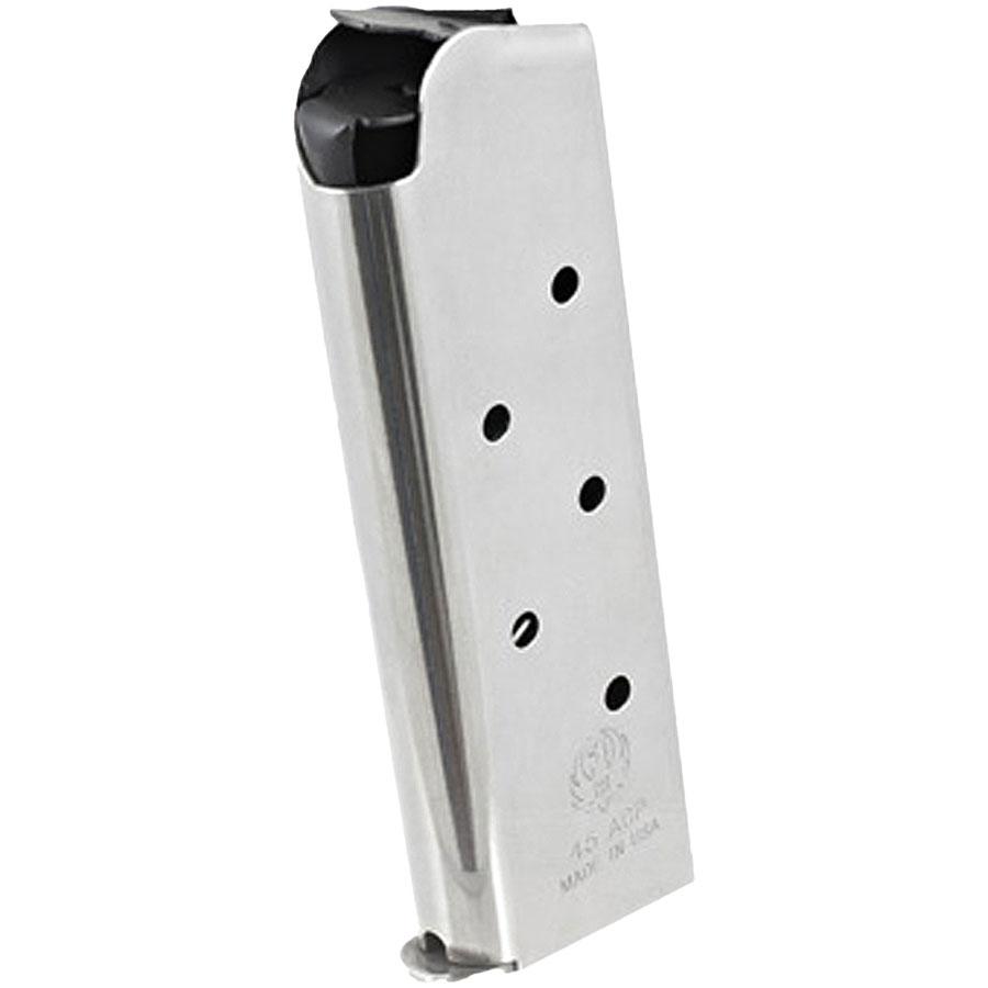 Ruger Handgun Magazine for SR1911 .45 ACP 7rds Stainless Picture of Sturm Ruger & Co RUGER MAGAZINE SR1911 7/RND STS 45ACP