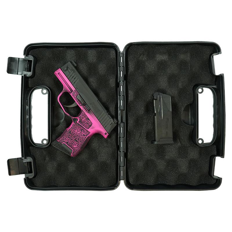 Sig Sauer Exclusive P365 Handgun 9mm Luger 10rd Magazine(2) 3.1" Barrel Filigree Night Sights Optic Ready Picture of Sig Sauer SIG P365 9MM 3.1IN STRIKER X-RAY 3 10RD OPTIC READY FILIGREE