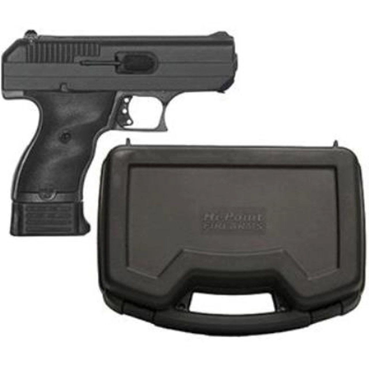 Hi-Point C9 Compact Handgun 9mm Luger 8rd Magazine 3.5" Barrel w/Hardcase Picture of MKS SUPPLY LLC HI-POINT 9MM COMPACT BLACK/POLYMER 8RND HARDCASE