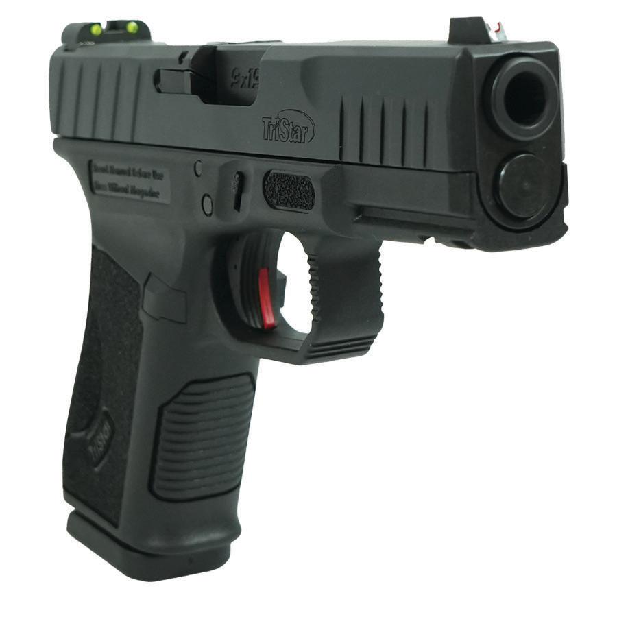 Tristar APOC Handgun 9mm Luger 15rd Magazine(2) 4" Barrel Fiber Optic Sights Black Picture of TriStar Arms Inc. APOC - 9mm 15rd BLK 4.02''