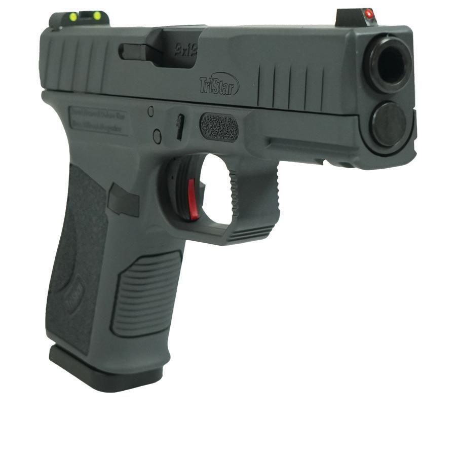 Tristar APOC Handgun 9mm Luger 15rd Magazine(2) 4" Barrel Fiber Optic Sights Black Sniper Gray Picture of TriStar Arms Inc. APOC - 9mm 15rd Sniper Gray 4.02''