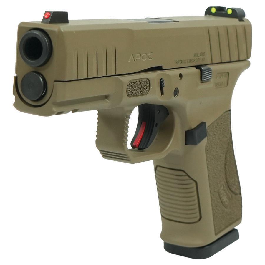 Tristar APOC Handgun 9mm Luger 15rd Magazine(2) 4" Barrel Fiber Optic Sights FDE Picture of TriStar Arms Inc. APOC - 9mm 15rd FDE 4.02''