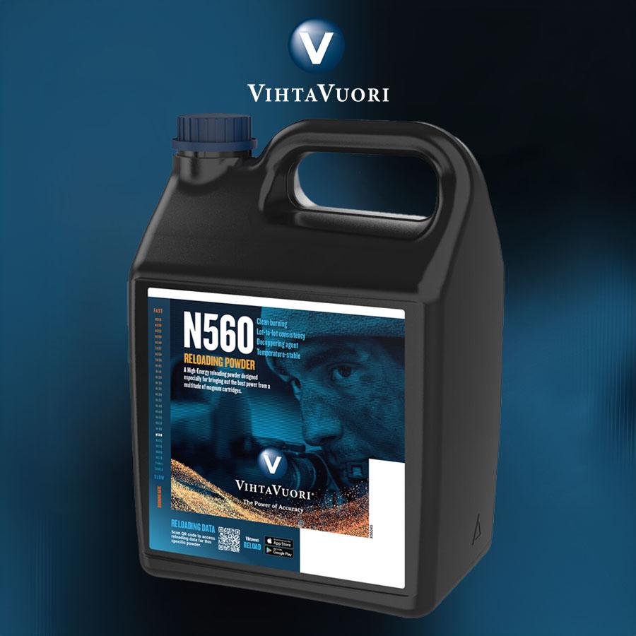 Vihtavuori N560 Rifle Powder - 8lbs Picture of Vihtavuori N560 8LB Rifle Powder