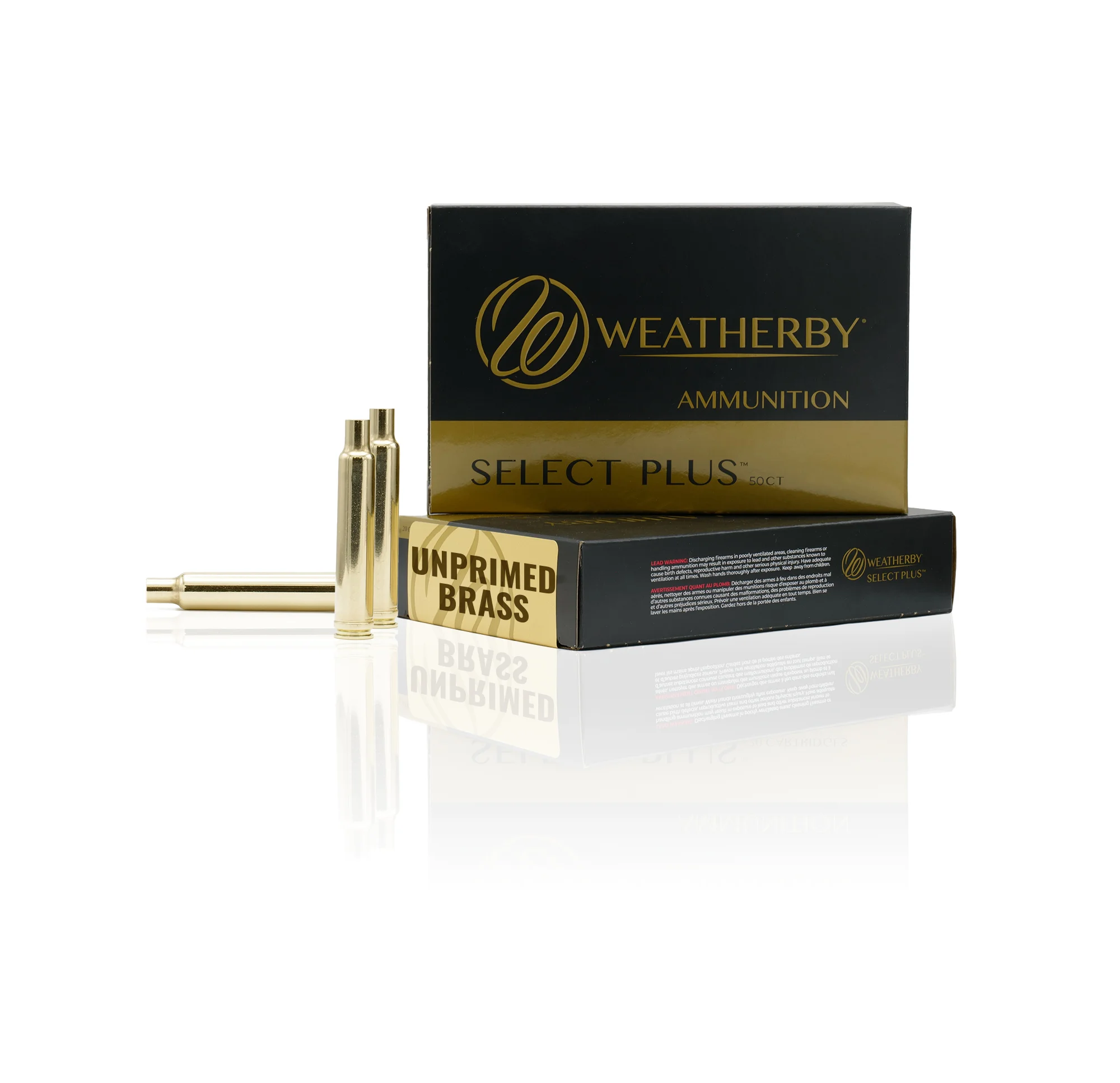 Weatherby Unprimed Brass Rifle Cartridge Cases 280 ACKLEY IMPROVED 50/ct Picture of Weatherby Ammunition WBY BRASS 280 ACKLEY IMPROVED 50 Count