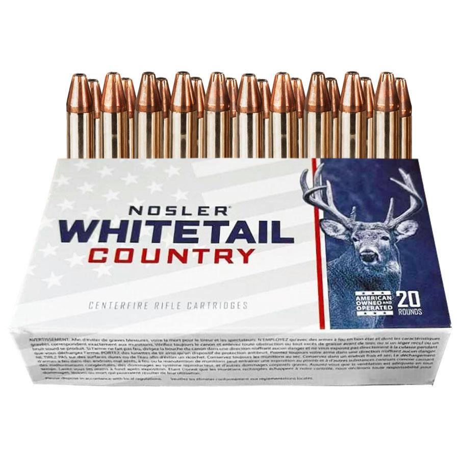 Nosler Whitetail Country Rifle Ammunition 350 Legend 180gr LFN 2100 fps 20/ct Picture of Nosler Bullets Inc. Nosler WCA-350 Legend 180g SW (20ct) Ammo
