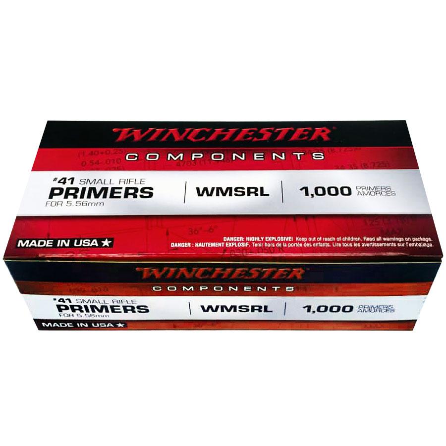 Winchester #41 WMSRL Primers for 5.56 | AR-15 Primers 1000/ct Picture of Winchester Ammunition Winchester #41 MSR Primer 1000/CT
