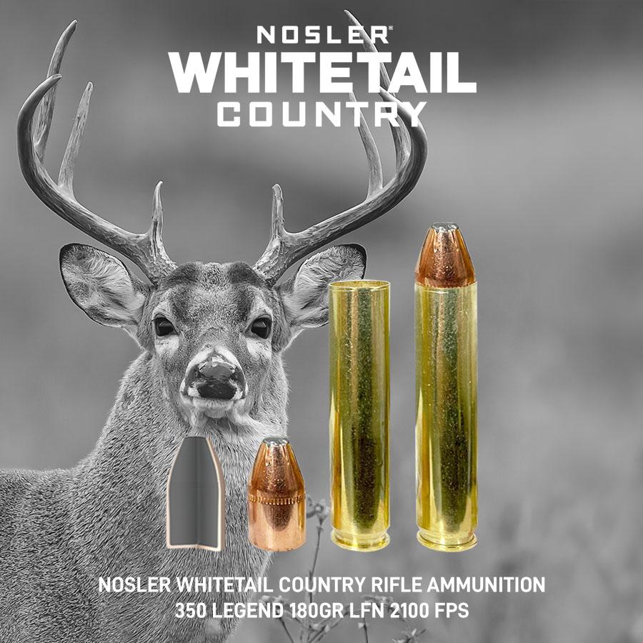 Nosler Whitetail Country Rifle Ammunition 45-70 Govt 300gr LFN 1950 fps 20/ct Picture of Nosler Bullets Inc. Nosler WCA-45-70 Govt 300g SW (20ct) Ammo