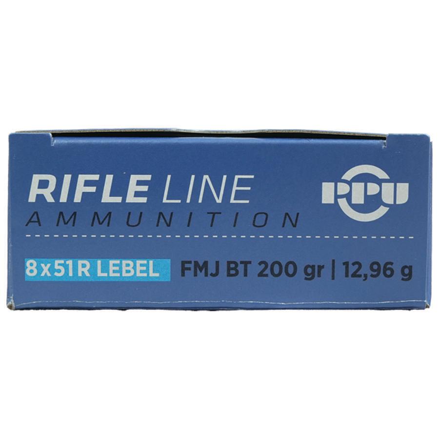 PPU Metric Rifle Ammunition 8x51R Lebel 200gr FMJ-BT 2300 fps 20/ct Picture of TRZ Trading Inc. 8x51R Lebel 200gr FMJ 20/RD