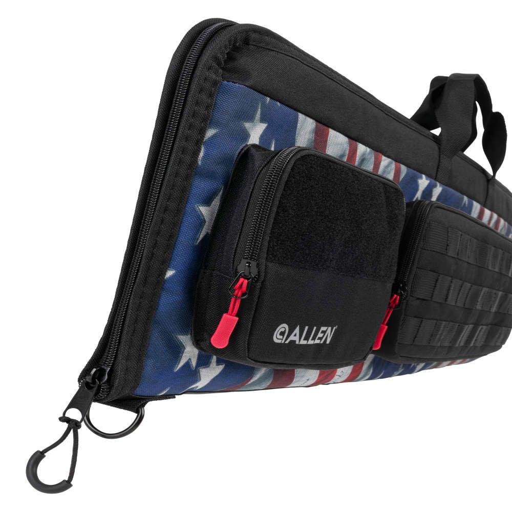 Allen Victory Series Soft Tactical Rifle Case 46" Flag Black Picture of The Allen Company Inc. ALLEN Victory Series 46 inch Tactical Taper Rifle Case Black
