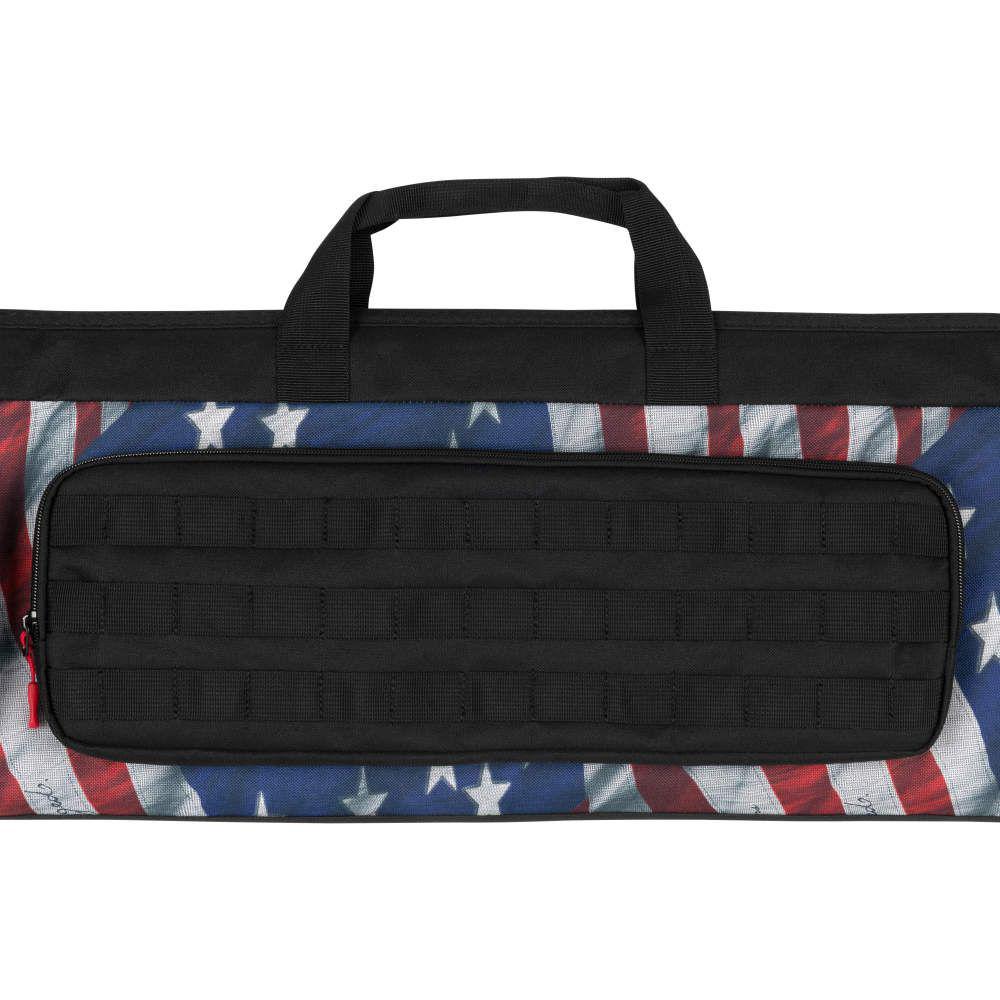 Allen Victory Series Soft Tactical Rifle Case 46" Flag Black Picture of The Allen Company Inc. ALLEN Victory Series 46 inch Tactical Taper Rifle Case Black