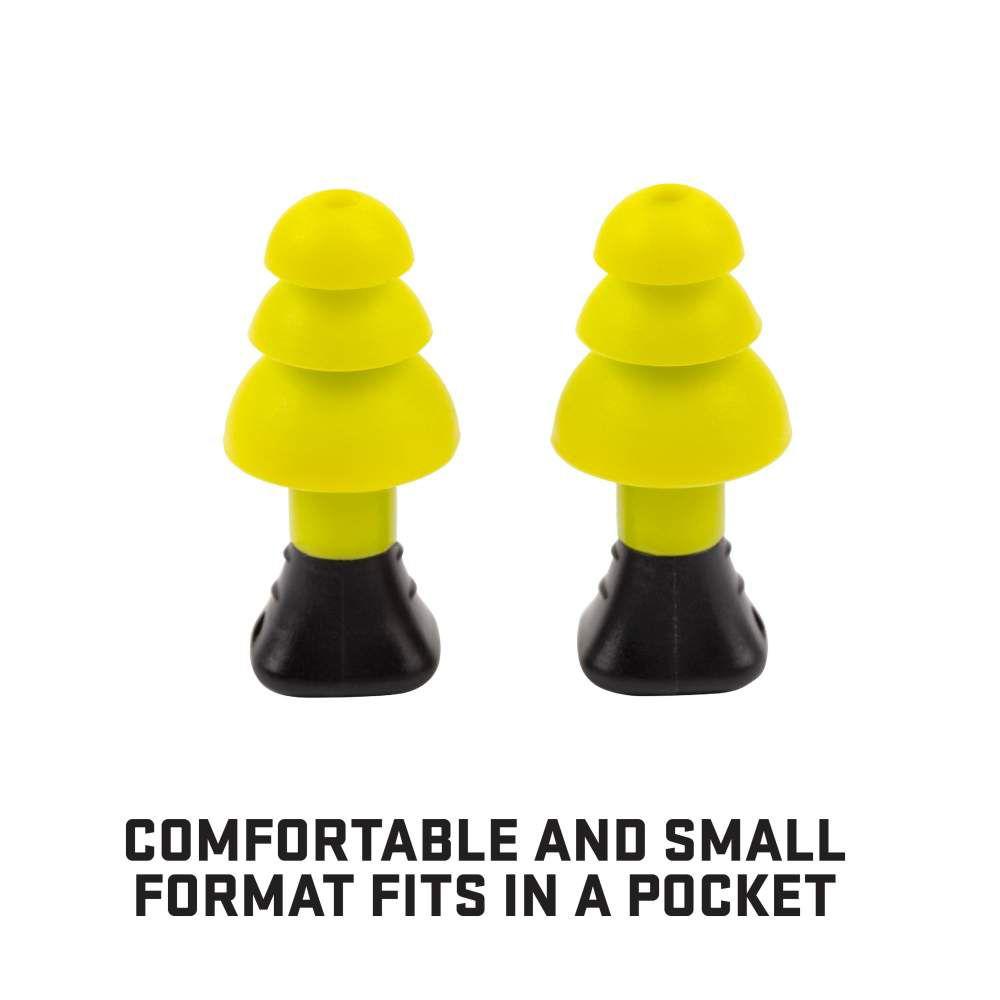Allen ULTRX Silicone Ear Plugs 26dB Yellow 5 Pairs Picture of The Allen Company Inc. ULTRX Silicone Ear Plugs - 5 Pairs - Yellow