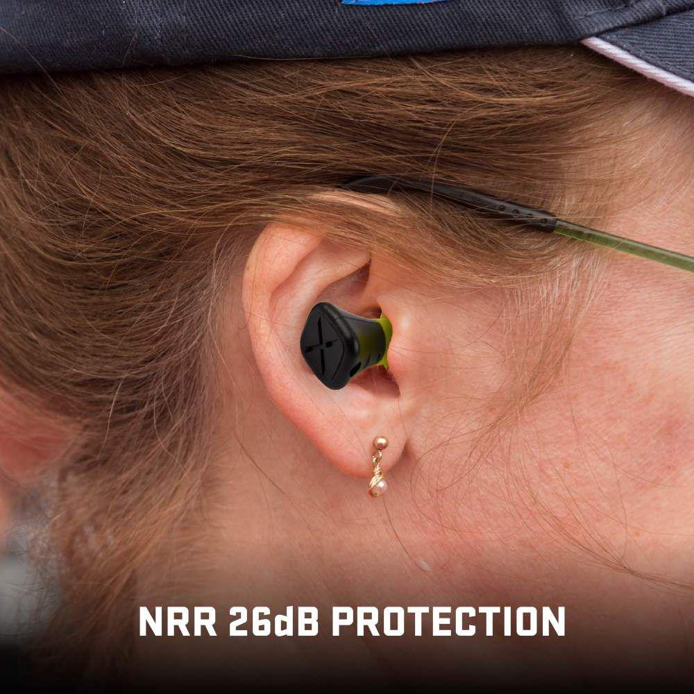 Allen ULTRX Silicone Ear Plugs 26dB Yellow 5 Pairs Picture of The Allen Company Inc. ULTRX Silicone Ear Plugs - 5 Pairs - Yellow