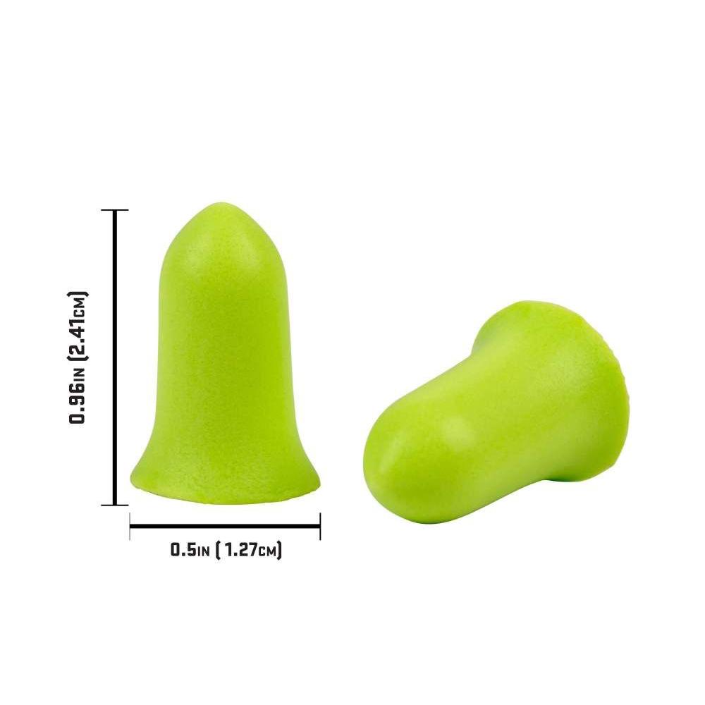Allen ULTRX Tapered Foam Ear Plugs 32dB Lime 6 Pairs Picture of The Allen Company Inc. ULTRX Tapered Foam Ear Plugs - 6 Pairs - Lime