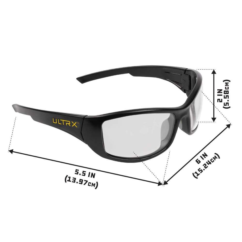 Allen ULTRX Sync Safety Glasses Black with Clear Lenses Picture of The Allen Company Inc. ULTRX Sync Safety Glasses - Clear