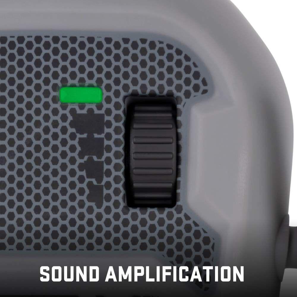 Allen ULTRX Bionic Fuse Bluetooth Electronic Ear Muffs 22dB Cement Grey Picture of The Allen Company Inc. UltrX Bionic Fuse Bluetooth Electronic Earmuff - Cement Gray