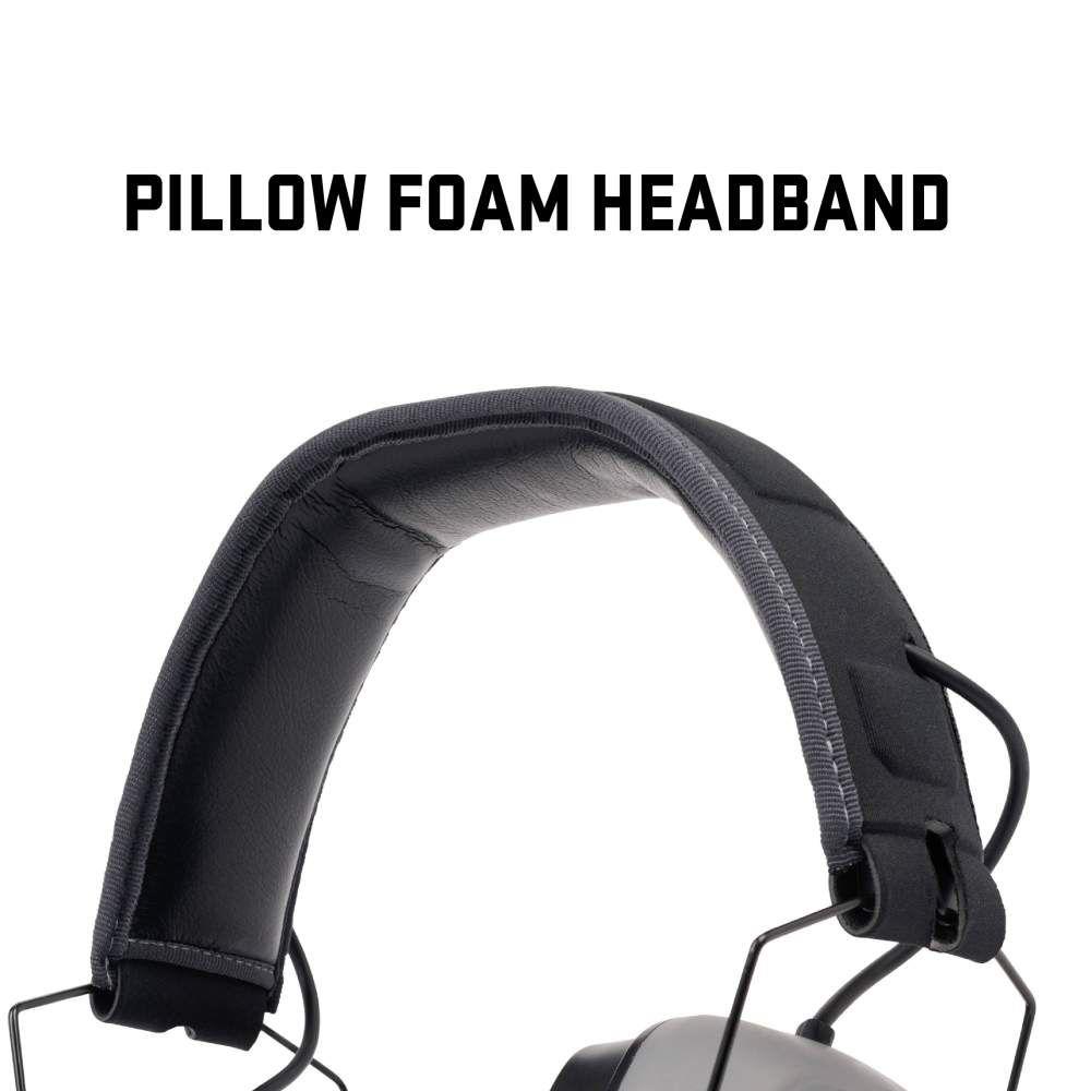 Allen ULTRX Bionic Fuse Bluetooth Electronic Ear Muffs 22dB Cement Grey Picture of The Allen Company Inc. UltrX Bionic Fuse Bluetooth Electronic Earmuff - Cement Gray