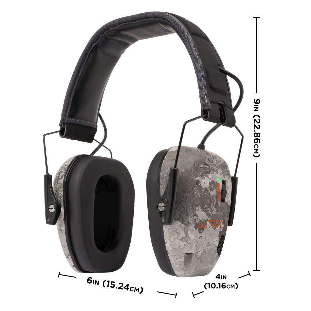 Allen ULTRX Bionic Electronic Ear Muffs 22dB Veil Tac Grey Camo Picture of The Allen Company Inc. ULTRX Bionic Electronic Earmuff - Veil Tac Gray Camo