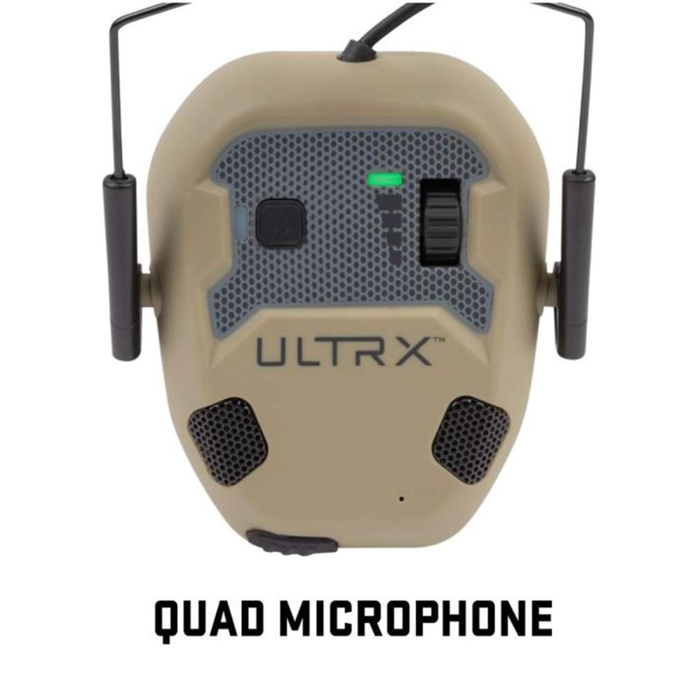 Allen ULTRX Bionic Fuse Electronic Ear Muffs 22dB FDE Picture of The Allen Company Inc. ULTRX Bionic Fuse Bluetooth Electronic Earmuff - FDE