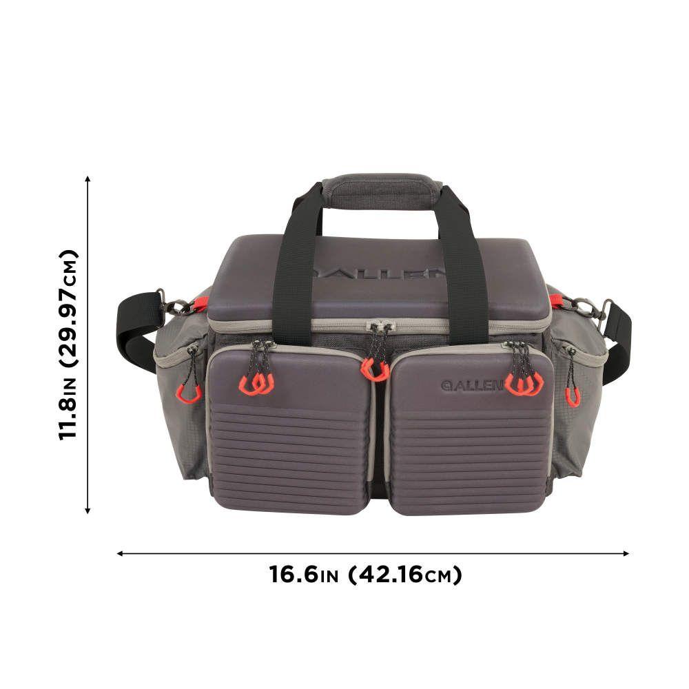 Allen Competitor Premium Molded Lockable Range Bag with Fold Up Gun Mat Grey Picture of The Allen Company Inc. ALLEN COMPETITOR PREMIUM RANGE BAG WITH FOLD-UP MAT GRAY MOLDED