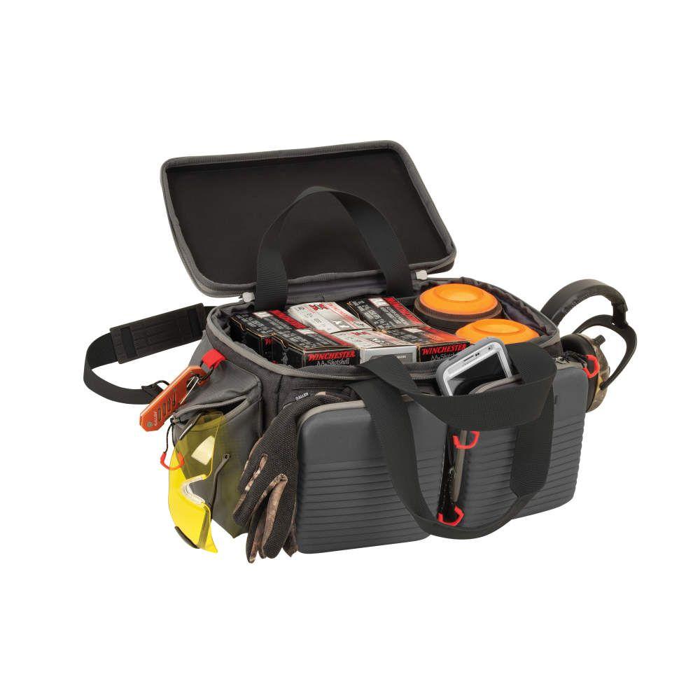 Allen Competitor Premium Molded Lockable Range Bag with Fold Up Gun Mat Grey Picture of The Allen Company Inc. ALLEN COMPETITOR PREMIUM RANGE BAG WITH FOLD-UP MAT GRAY MOLDED