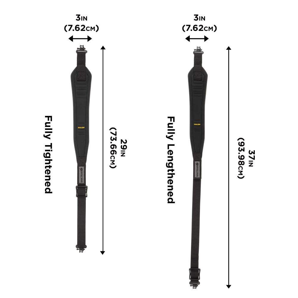Allen Glen Eagle BakTrak Solo Sling Black Picture of The Allen Company Inc. ALLEN BAK TRAK SOLO SLING GLEN EAGLE BLACK