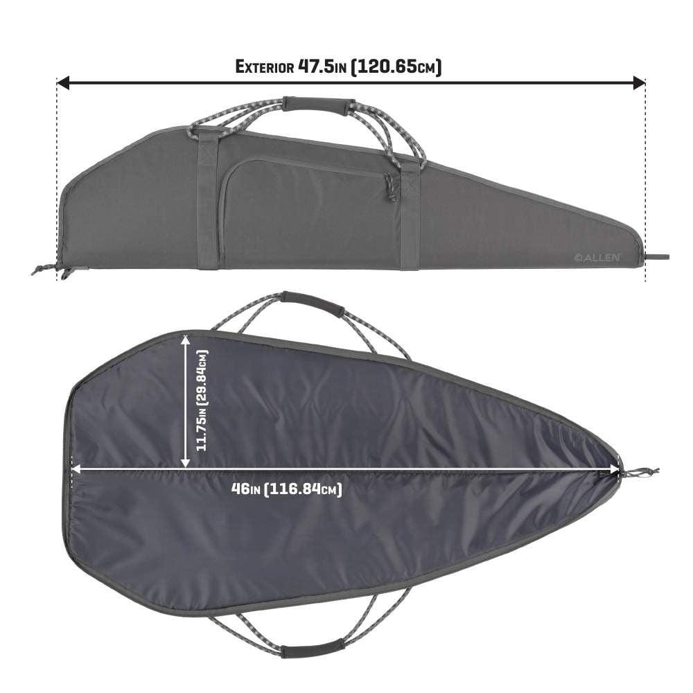 Allen Rollins Rifle Case 46" Grey Picture of The Allen Company Inc. Allen Rollins Case - 46 Inch - Gray